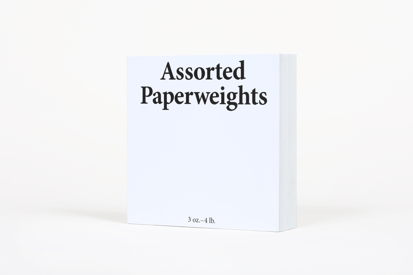 PAPERWEIGHT BOOK